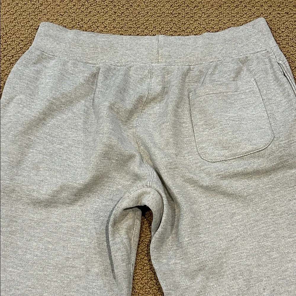 Vintage Champion Men's Reverse Weave Logo Jogger Sweatpants size XL Gray